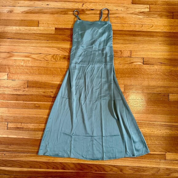 House of Harlow 1960 Satin Midi Dress - Picture 1 of 4